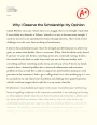 Scholarship Samples About Why I Deserve The Scholarship Essay