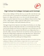 High School Vs College: Compare and Contrast Essay