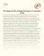 The Reasons Why College Education is Important to Me Essay