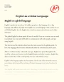 English as a Global Language Essay