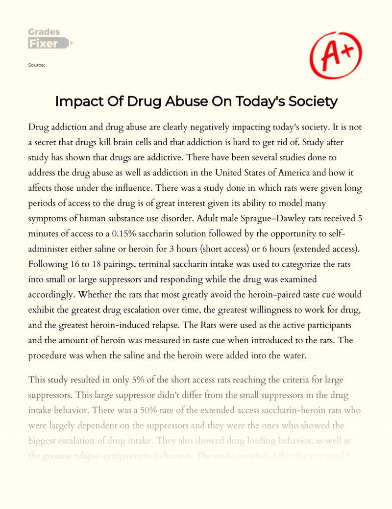 drug addiction choice or disease essay