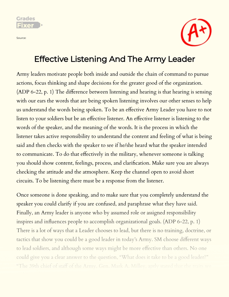 Army Blc Essay Examples Sitedoct