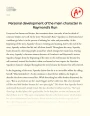 Personal Development of The Main Character in Raymond's Run Essay