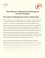 The Influence of Media and Technology on Gender Inequality Essay