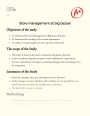 Store Management at Big Bazaar Essay