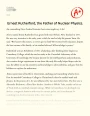 Ernest Rutherford, The Father of Nuclear Physics Essay