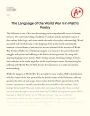 The Language of The World War Ii in Plath's Poetry Essay