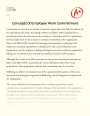 Concepts of Employee Work Commitment Essay