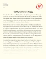 Healthy is The New Happy Essay