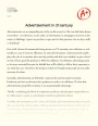 Advertisement in 21 Century Essay