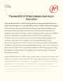 The Benefits of Project-based Learning in Education Essay