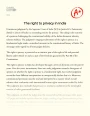 The Right to Privacy in India Essay