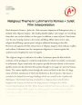 Religious Imagery in Luhrmann’s Film Adaptation of Romeo and Juliet  Essay