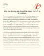 Why The Driving Age Should Be Raised from 17 to 21 in Britain Essay