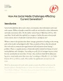 The Effect of Social Media Challenges on Current Generation Essay