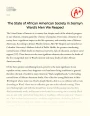 The State of African American Society in Jesmyn Ward Men We Reaped Essay