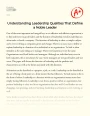 Understanding Leadership Qualities that Define a Noble Leader Essay