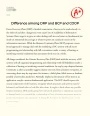 Difference Among Drp and Bcp and Coop  Essay