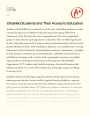 Disabled Students and Their Access to Education Essay