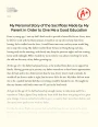 My Personal Story of The Sacrifices Made by My Parent in Order to Give Me a Good Education Essay