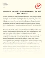 Economic Inequality: The Gap Between The Rich and The Poor Essay