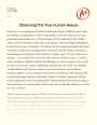 Observing The True Human Nature Essay