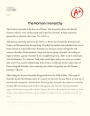 The Roman Monarchy Essay