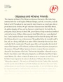 A Study of The Friendship Between Odysseus and Athena Essay