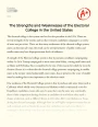 The Strengths and Weaknesses of The College in The USA Essay