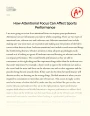 How Attentional Focus Can Affect Sports Performance Essay