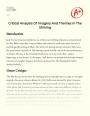 Critical Analysis of Imagery and Themes in The Shining Essay