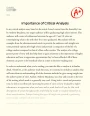 Why is Critical Analysis Important? Essay