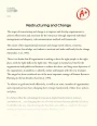 Restructuring and Change Essay