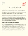 What is Affiliate Marketing Essay