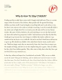 Why & How to Stay Childish Essay
