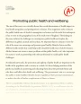 Promoting Public Health and Wellbeing Essay