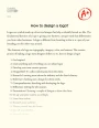 Designing a Logo: Its Principles, Methods, Colors and Examples Essay