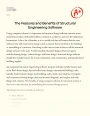 The Features and Benefits of Structural Engineering Software  Essay