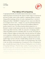 The History of Computing Essay