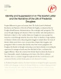 Identity and Suppression in "The Scarlet Letter" and "Narrative of Frederick Douglass" Essay