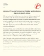 History of The Performance of Ballet and Indlamu Dance in South Africa Essay