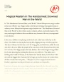 Magical Realism in The Handsomest Drowned Man in The World Essay