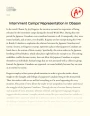 Internment Camps' Representation in Obasan Essay