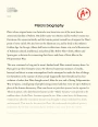 Plato's Biography Essay