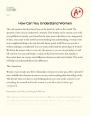 A Letter to Men: How to Understand Women Essay