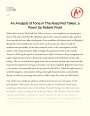 An Analysis of Tone in The Road not Taken, a Poem by Robert Frost Essay