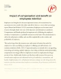 Impact of Compensation and Benefit on Employees Retention Essay