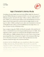 Iago: Character's Literary Study Essay