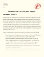 Primary and Secondary Market Essay