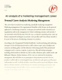 An Analysis of a Marketing Management Career Essay